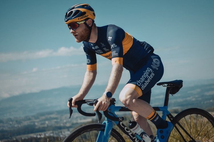 Oliver Behringer auf dem Rennrad